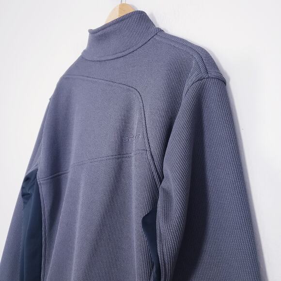 Spyder Men's Bandit Stryke Half Zip Pullover Sweater Fleece XL Grey - Picture 10 of 10